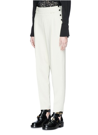 Front View - Click To Enlarge - 3.1 PHILLIP LIM - High waist button side tailored pants