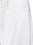 Detail View - Click To Enlarge - 3.1 PHILLIP LIM - Victorian waist cotton poplin skirt