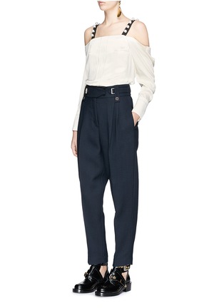 Figure View - Click To Enlarge - 3.1 PHILLIP LIM - Pleated double crepe cady pants