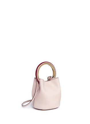 MARNI Pannier ring handle leather crossbody bag Women Lane