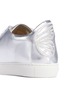 Detail View - Click To Enlarge - SOPHIA WEBSTER - 'Bibi' low top embroidered metallic leather sneakers
