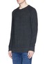 Front View - Click To Enlarge - DENHAM - 'JV' brushed sweater