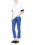 Figure View - Click To Enlarge - VICTORIA, VICTORIA BECKHAM - Cropped flared jeans