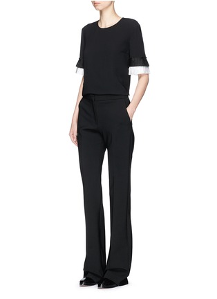 Figure View - Click To Enlarge - VICTORIA, VICTORIA BECKHAM - Tiered pleated cuff top