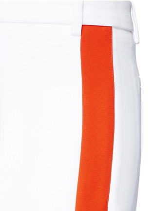 Detail View - Click To Enlarge - VICTORIA, VICTORIA BECKHAM - Contrast outseam relaxed tuxedo pants