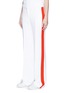 Front View - Click To Enlarge - VICTORIA, VICTORIA BECKHAM - Contrast outseam relaxed tuxedo pants