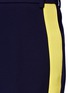 Detail View - Click To Enlarge - VICTORIA, VICTORIA BECKHAM - Colourblock stripe crepe tux pants
