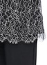 Detail View - Click To Enlarge - VICTORIA, VICTORIA BECKHAM - Lace overlay silk top