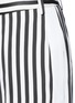 Detail View - Click To Enlarge - VICTORIA, VICTORIA BECKHAM - Stripe wide leg tuxedo pants