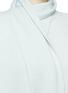 Detail View - Click To Enlarge - VICTORIA, VICTORIA BECKHAM - Wrap front flap wool sweater