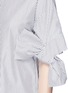 Detail View - Click To Enlarge - VICTORIA, VICTORIA BECKHAM - Bow sleeve stripe poplin shirt