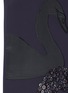 Detail View - Click To Enlarge - VICTORIA, VICTORIA BECKHAM - Button swan appliqué shift dress