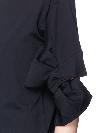Detail View - Click To Enlarge - VICTORIA, VICTORIA BECKHAM - Bow cuff T-shirt