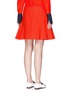 Back View - Click To Enlarge - VICTORIA, VICTORIA BECKHAM - Flounce side cady skirt
