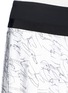 Detail View - Click To Enlarge - VICTORIA, VICTORIA BECKHAM - Swan sketch print habotai pleated skirt