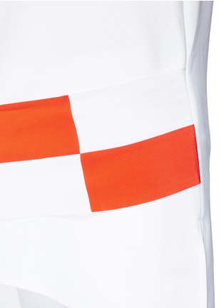 Detail View - Click To Enlarge - VICTORIA, VICTORIA BECKHAM - Silk waist sash crepe sleeveless top