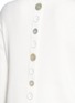 Detail View - Click To Enlarge - VICTORIA, VICTORIA BECKHAM - Button back turtleneck rib sweater