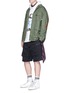 Figure View - Click To Enlarge - 72951 - Logo graphic print oversized hoodie