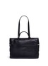 Detail View - Click To Enlarge - KARA - Pebbled leather top handle bag