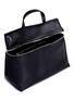  - KARA - Pebbled leather top handle bag