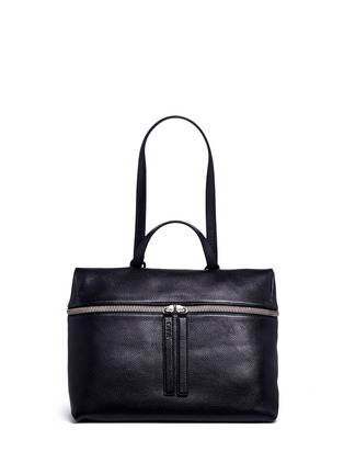 Main View - Click To Enlarge - KARA - Pebbled leather top handle bag