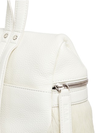  - KARA - Calfhair and pebbled leather small backpack