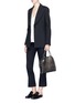 Front View - Click To Enlarge - STELLA MCCARTNEY - 'Falabella' mini shaggy deer chain tote
