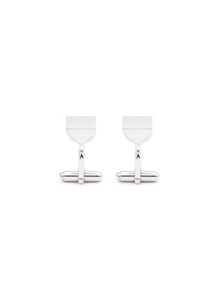 Main View - Click To Enlarge - LANVIN - Brushed geometric cufflinks