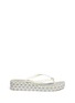 Main View - Click To Enlarge - TORY BURCH - Piazza print wedge flip flops