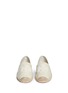 Front View - Click To Enlarge - TORY BURCH - 'Elisa' beaded logo canvas espadrilles