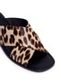 Detail View - Click To Enlarge - TORY BURCH - 'Gemma' leopard print calfhair slide sandals