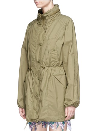 Front View - Click To Enlarge - ISABEL MARANT ÉTOILE - 'Carman' hooded waterproof windbreaker jacket