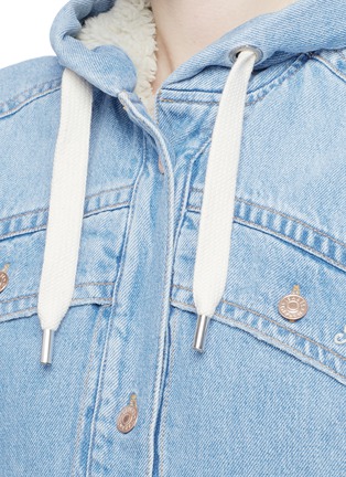 Detail View - Click To Enlarge - ISABEL MARANT ÉTOILE - 'Celef Fancy' embellished oversized denim vest