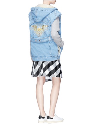 Figure View - Click To Enlarge - ISABEL MARANT ÉTOILE - 'Celef Fancy' embellished oversized denim vest