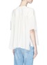 Back View - Click To Enlarge - ISABEL MARANT ÉTOILE - 'Wyle' throatlatch ruched yoke crepe top