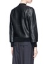 Back View - Click To Enlarge - ISABEL MARANT ÉTOILE - 'Kanna' bubble leather cropped bomber jacket