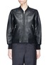 Main View - Click To Enlarge - ISABEL MARANT ÉTOILE - 'Kanna' bubble leather cropped bomber jacket