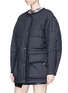 Detail View - Click To Enlarge - ISABEL MARANT ÉTOILE - 'Bulle' detachable hood cocoon sleeve oversized puffer jacket