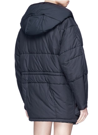 Back View - Click To Enlarge - ISABEL MARANT ÉTOILE - 'Bulle' detachable hood cocoon sleeve oversized puffer jacket