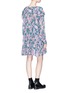 Back View - Click To Enlarge - ISABEL MARANT ÉTOILE - 'Jedy' ruffle floral print dress
