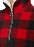 Detail View - Click To Enlarge - ISABEL MARANT ÉTOILE - 'Gilas' gingham check oversized bouclé top