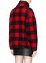 Back View - Click To Enlarge - ISABEL MARANT ÉTOILE - 'Gilas' gingham check oversized bouclé top