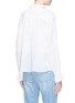Back View - Click To Enlarge - ISABEL MARANT ÉTOILE - 'Louna' ruffle neck cotton voile blouse