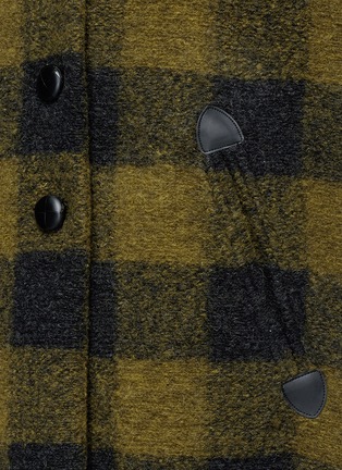 Detail View - Click To Enlarge - ISABEL MARANT ÉTOILE - 'Gino' oversized check bouclé coat