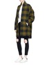 Figure View - Click To Enlarge - ISABEL MARANT ÉTOILE - 'Gino' oversized check bouclé coat