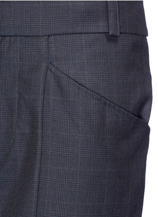 Detail View - Click To Enlarge - ISABEL MARANT ÉTOILE - 'Nagano' belted check plaid suiting pants