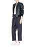 Figure View - Click To Enlarge - ISABEL MARANT ÉTOILE - 'Nagano' belted check plaid suiting pants