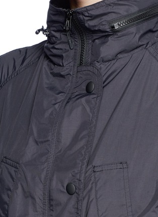 Detail View - Click To Enlarge - ISABEL MARANT ÉTOILE - 'Copal' hooded waterproof long windbreaker coat