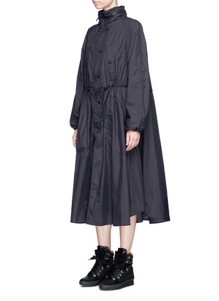 Front View - Click To Enlarge - ISABEL MARANT ÉTOILE - 'Copal' hooded waterproof long windbreaker coat
