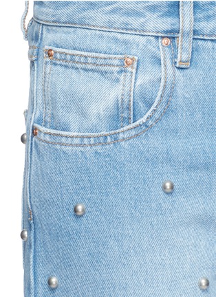 Detail View - Click To Enlarge - ISABEL MARANT ÉTOILE - 'Califfy' stud embellished girlfriend jeans